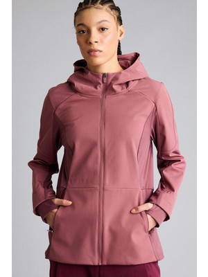 DeFacto Su İtici Slim Fit Kapüşonlu Fermuarlı Softshell Mont G0237AX26SP