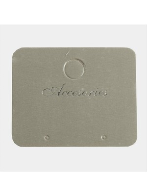 Hsc Bilişim Gri Küpe Kartı 200 Adet