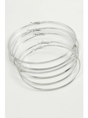 Hsc Bilişim Ezme Metal Halka Küpe 6 Adet