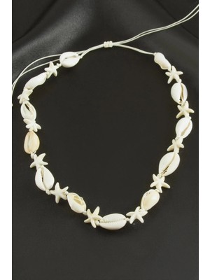 Hsc Bilişim Deniz Yıldızı Istiridye Makrome Kolye