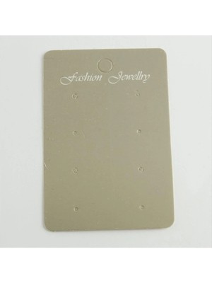 Hsc Bilişim 8 Delikli Gri Renkli Küpe Kartı