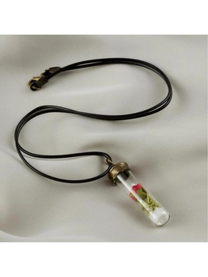 Hsc Bilişim Gül Fanus Canlı Kolye