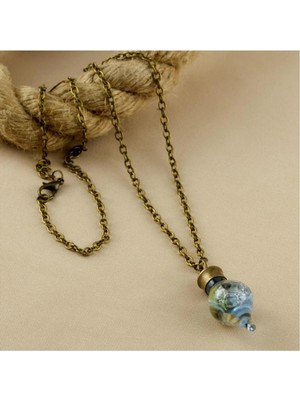 Hsc Bilişim Sulu Çiçek Fanus Canlı Kolye