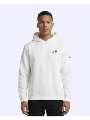 Kappa Talie Hodie Erkek Beyaz Comfort Hoodie