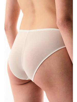 Penti Kırık Beyaz Lace Dantel Slip Külot