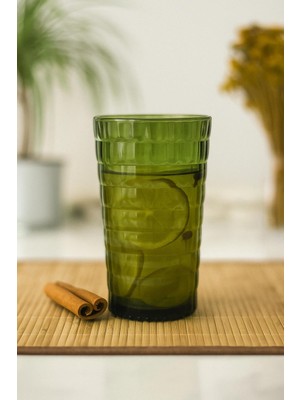 LTG Nova Allegra Koyu Yeşil Bardak - 750 ml Tekli Akrilik Malzeme - Cam Değildir Kırılmaya Dayanıklı