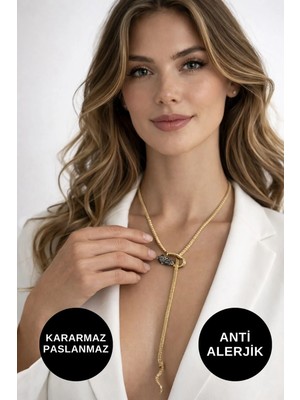 Kayoubi Kolye_altın_yılanlı