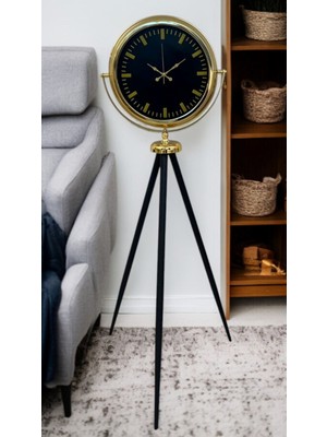 Marsilyan Eskitme Tripod Ayaklı Dekoratif Saat