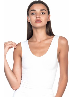 Yeni M,I 5012 Kadın Dikişsiz Toplarlayıcı Atlet