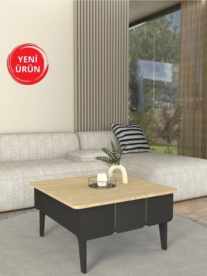 Dekorister Pedro Orta Sehpa Antrasit - Rota