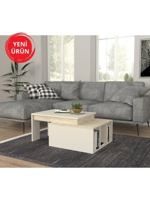 Dekorister Kolerado Orta Sehpa Kumtaşı - Traverten