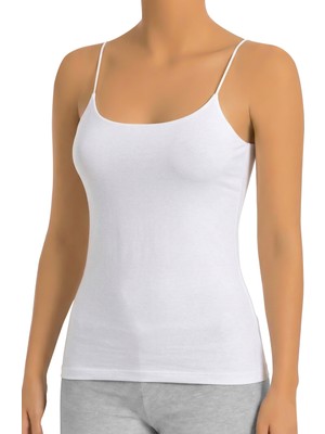 Öts Kadın Atlet Ip Askılı Yuvarlak Yaka (%96 Pamuk - %4 Elastan)