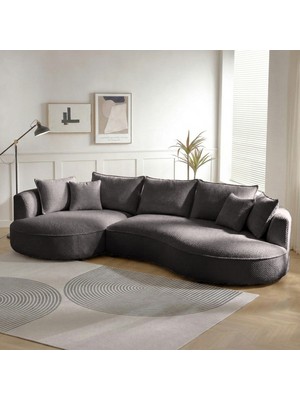 Eymense Venedik Plus Köşe Koltuk Sol Köşe Antrasit