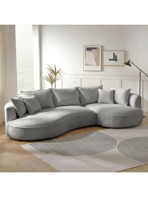 Eymense Venedik Plus Köşe Koltuk Sağ Köşe Gri