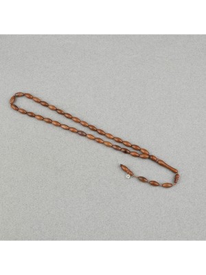 Kuka Gerçek Doğal Lapisdo Imzalı Arpa Kesim 5X11MM Tesbih