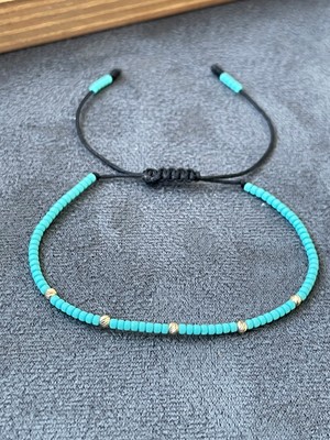 Aida Jewelss 14 Ayar Altın Dorikalı Tam Tur Afgan Taşlı Tasarım Altın Bileklik