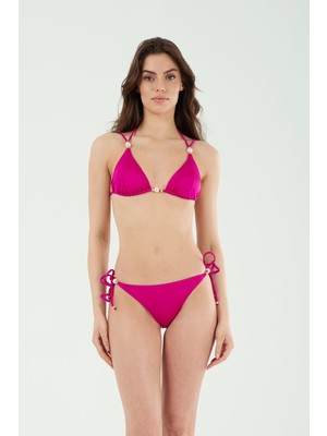 Louren B21024 Inci Detaylı Üçgen Bikini Takım