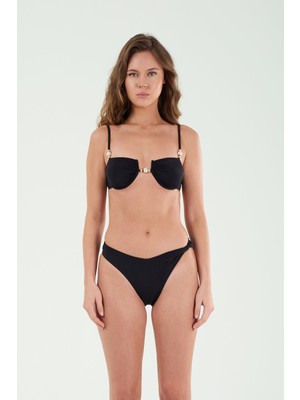 Louren B21025 Inci Detaylı Straplez Bikini Takım