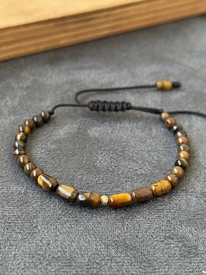 Aida Jewelss 14 Ayar Altın Dorikalı Kaplangözü Taşlı Tasarım Altın Bileklik