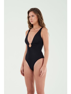 Louren M22010 Orta Aksesuarlı Derin V Yaka Mayo