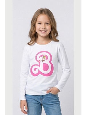 Crassi Kız Çocuk Bluz Barbie Baskılı
