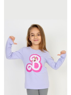 Crassi Kız Çocuk Bluz Barbie Baskılı