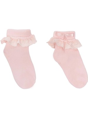 Hellobaby Kız Bebek Dantelli Çorap