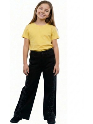 Crassi Kız Çocuk Kot Pantolon Taşlı