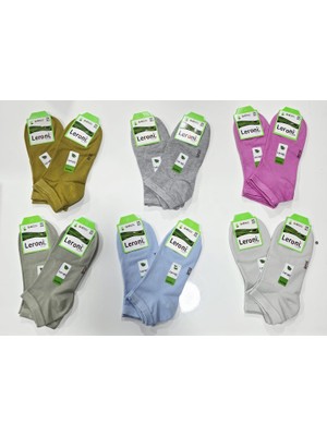 Leroni Bayan Bambu Patik Çorap 12 Li Kutu