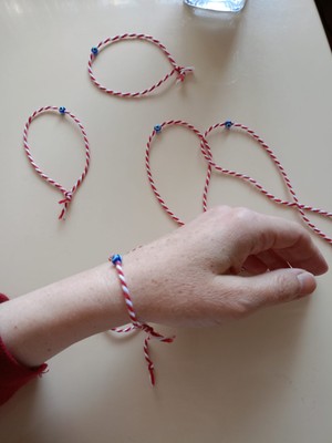 NF ND ENEFENDİ 20 Adet Nazar Boncuklu Marteniçka Bileklik Şans Arkadaş Sevgili Eş Çocuk Hediye Bahar Bilekliği