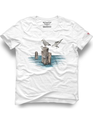 Tarrzzcom Unisex Tasarım Tshirt Doğaya Dönüş Baskılı Tişört