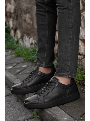 Panorama Urban Kalın Taban Deri Erkek Sneaker