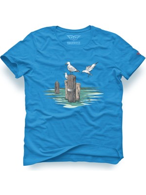 Tarrzzcom Unisex Tasarım Tshirt Doğaya Dönüş Baskılı Tişört