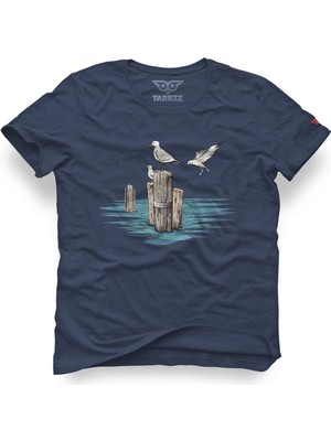 Tarrzzcom Unisex Tasarım Tshirt Doğaya Dönüş Baskılı Tişört