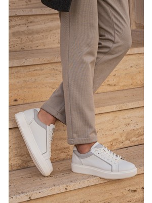 Panorama Urban Kalın Taban Deri Erkek Sneaker