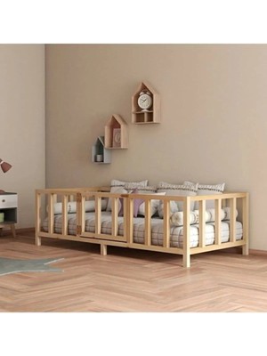 BRK Design Montessori Yatak Ayaklıorta Kapı Menteşeli