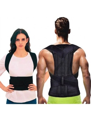 Figiza Balenli Dik Duruş Korsesi Sırt-Bel Destekleyici Kamburluk Önleyici Kifoz-Skolyoz Ortopedik Korse