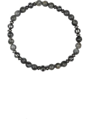 Bueno Shoes Gri Doğal Taş Erkek Bileklik 06BE012 06BE012