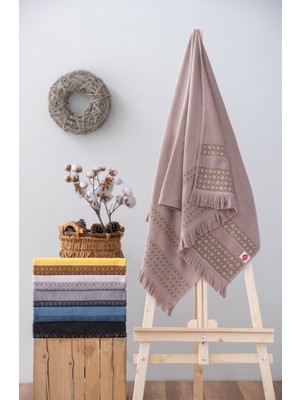 Cotton Box Twins Bukle  Havlu 75X150 Bej