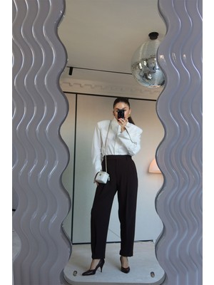 Özge Özgenç Çift Pileli Havuç Pantolon