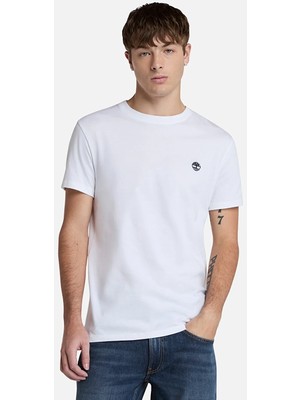 Timberland SS DUNSTAN RIVER JERSEY C Beyaz Erkek Kısa Kol T-Shirt