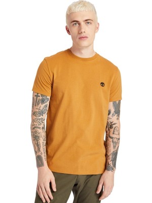 Timberland Ss Dunstan Rıver Jersey C Hardal Erkek Kısa Kol T-Shirt