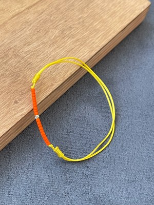 Aida Jewelss 14 Ayar Altın Dorika Detaylı Asansör Ipli Afgan Taşlı Altın Şans Bilekliği