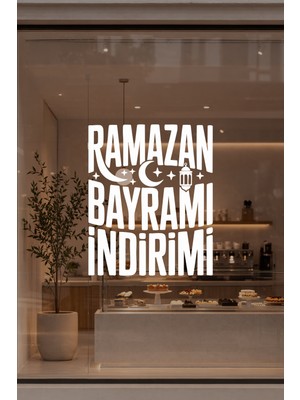 Mıgnatıs Ramazan Bayramı Indirimi Yazılı Sticker – Mağaza Vitrin Yazısı