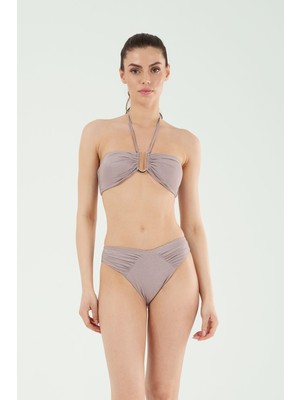 Louren B21014 Orta Aksesuarlı Straplez Bikini Takım