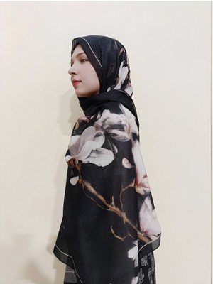 Esima Butik Manolya Desen Pamuk Şal