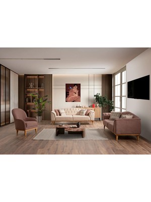 Alpino Delphi Koltuk Takımı (3+3+1)