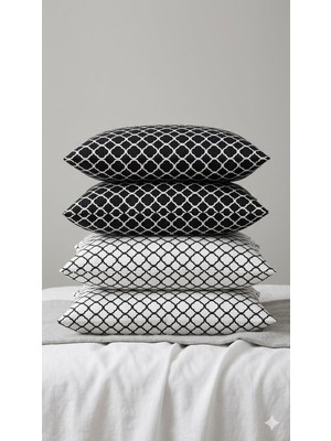 Nurlatex 4 Adet Pamuk Yastık Kılıfı - 50 x 70