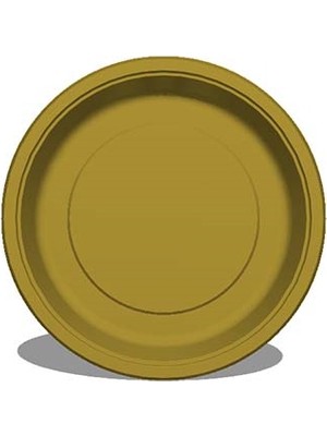 Party Express Karton Tabak 23CM 8'li - Altın / Gold