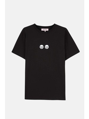 Reflect Studio Chi & Chi Panda Soft T-Shirt - Siyah